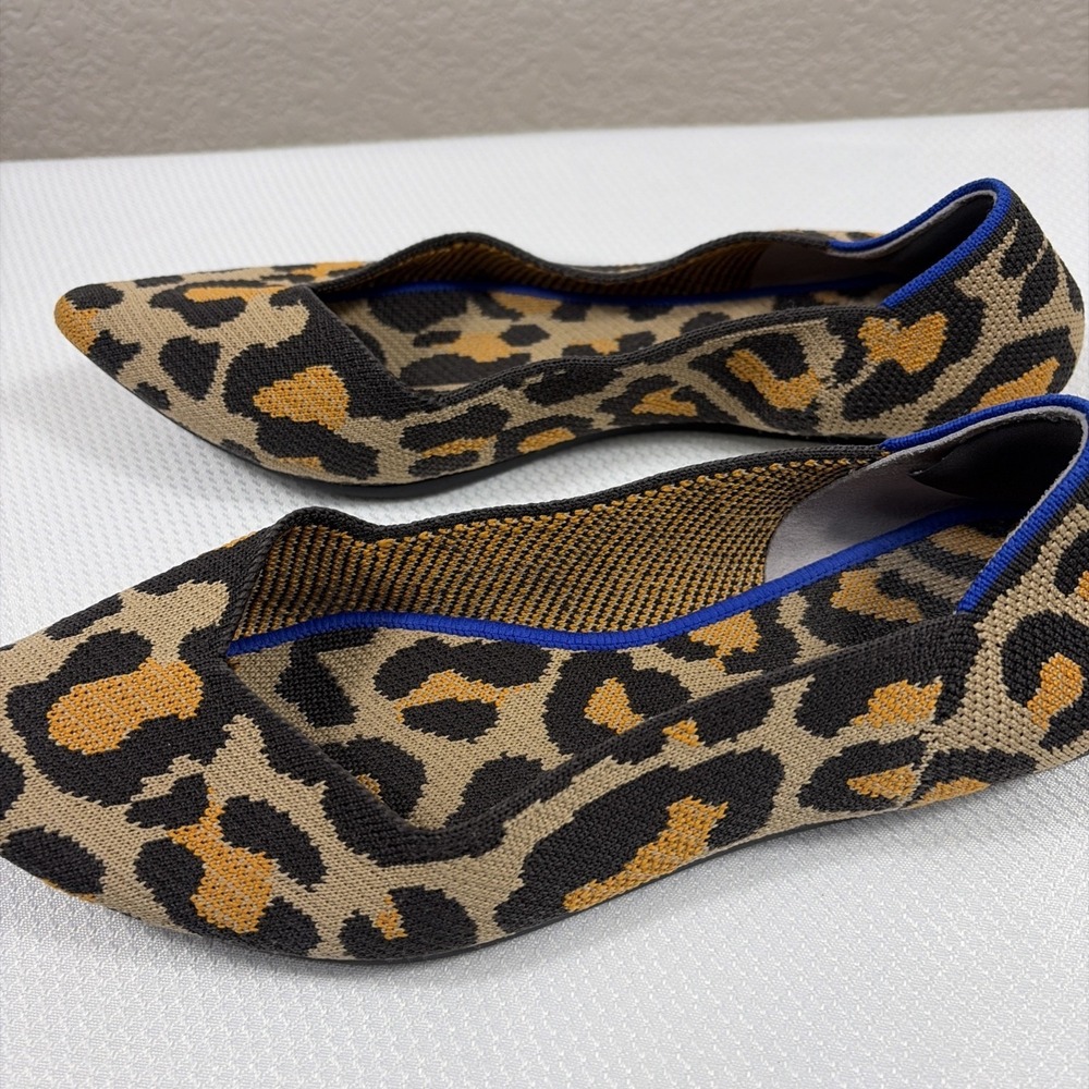 Rothy's The Point Leopard‎ Womens 10.5 - Picture 5 of 9